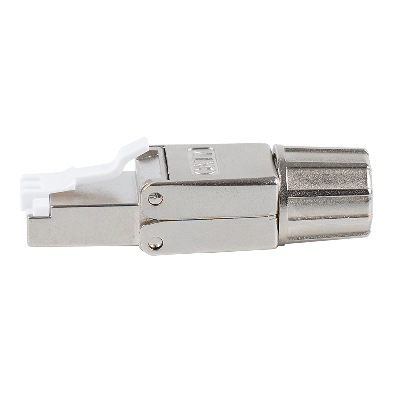 Conector RJ45 sem ferramentas blindado Cat7 RJ-G40S-1-C7 Conector RJ45 sem ferramentas blindado Cat7 RJ-G40S-1-C7