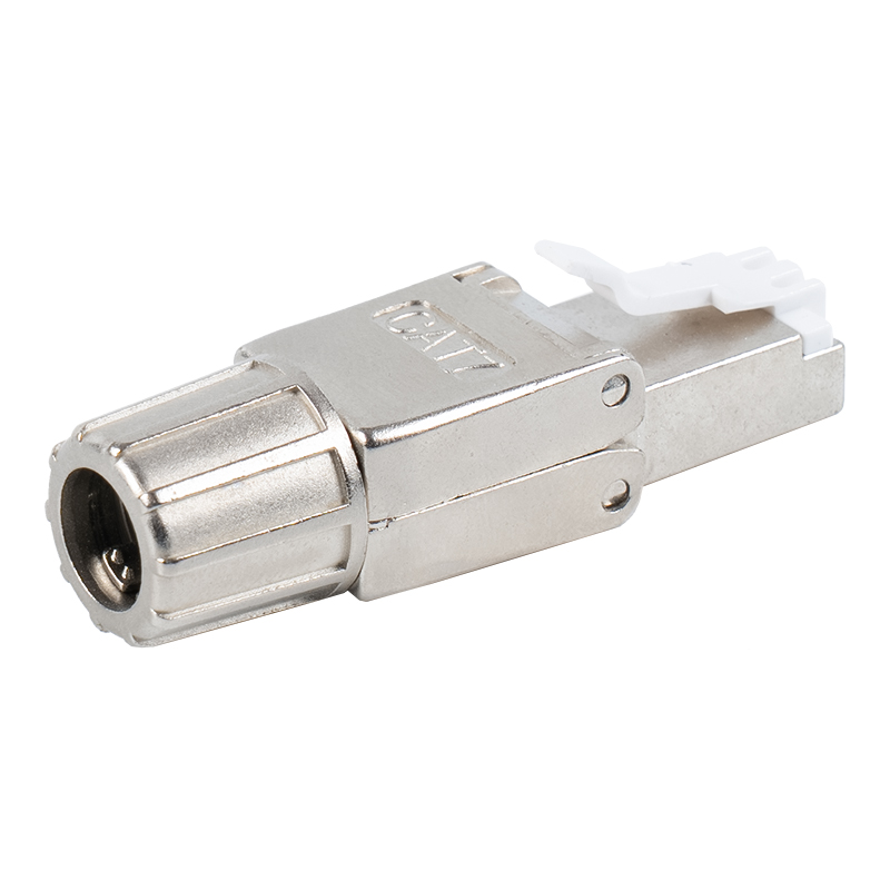 Conector RJ45 sem ferramentas blindado Cat7 RJ-G40S-1-C7