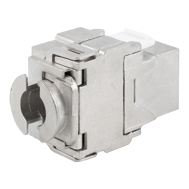 Jack Keystone sem ferramentas blindado de 180 graus (com trava) SM-2335BSH8C6A Jack Keystone sem ferramentas blindado de 180 graus (com trava) SM-2335BSH8C6A