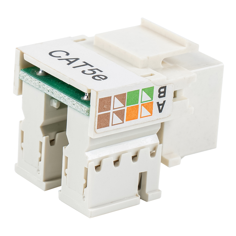 Cat6 Jack Keystone não blindado de 90 ° (com duas venezianas) SM-2011H8C5E Cat6 Jack Keystone não blindado de 90 ° (com duas venezianas) SM-2011H8C5E