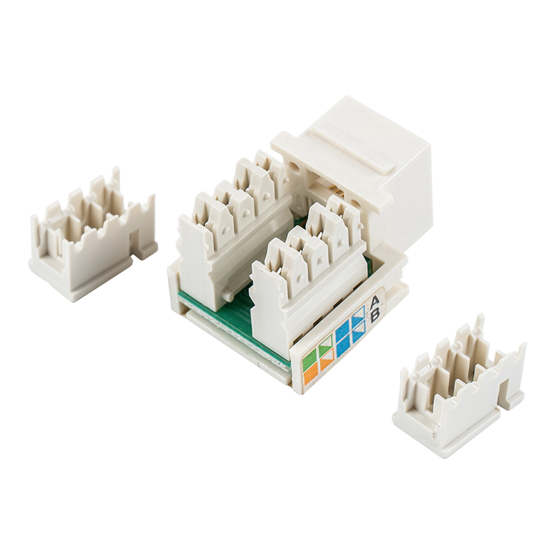 Cat6 Jack Keystone não blindado de 90 ° (com duas venezianas) SM-2011H8C5E Cat6 Jack Keystone não blindado de 90 ° (com duas venezianas) SM-2011H8C5E