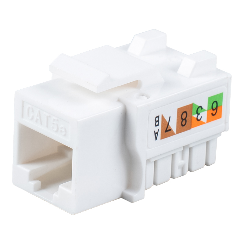 Conector modular de 90° não blindado Cat5e SM-2016H8C5E