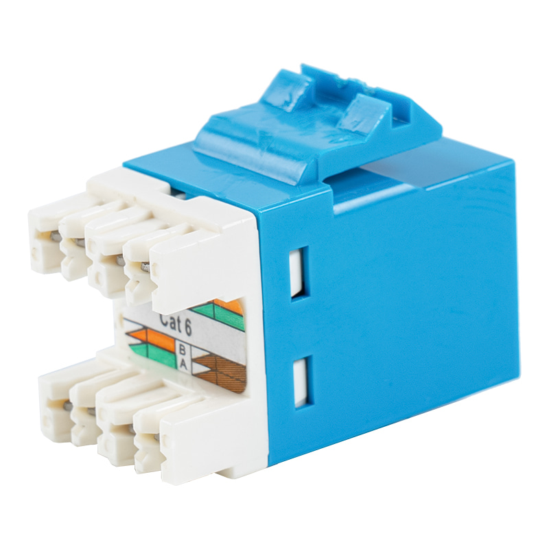 Conector modular Cat6 não blindado de 180° SM-2027H8C6 Conector modular Cat6 não blindado de 180° SM-2027H8C6