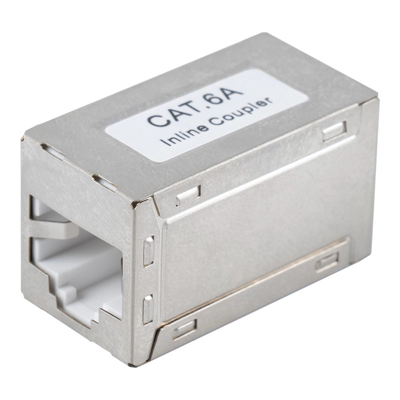 Acoplador em linha RJ45 blindado C6A SM-2039SC6A