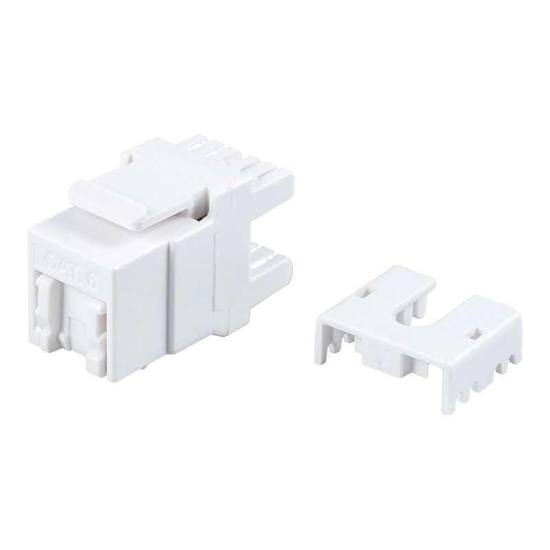 Conector modular Cat6 não blindado de 180° (com obturador) SM-2064CD8C6