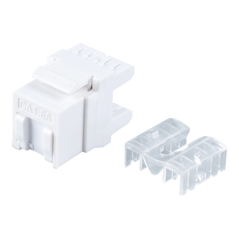 Conector modular Cat6 não blindado de 180° (tipo mini com obturador) SM-2089CD8C6-1