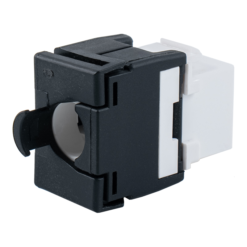 C6A Jack Keystone sem blindagem de 180° sem blindagem (com suporte de cabo e obturador) SM-2335BCH8C6A C6A Jack Keystone sem blindagem de 180° sem blindagem (com suporte de cabo e obturador) SM-2335BCH8C6A