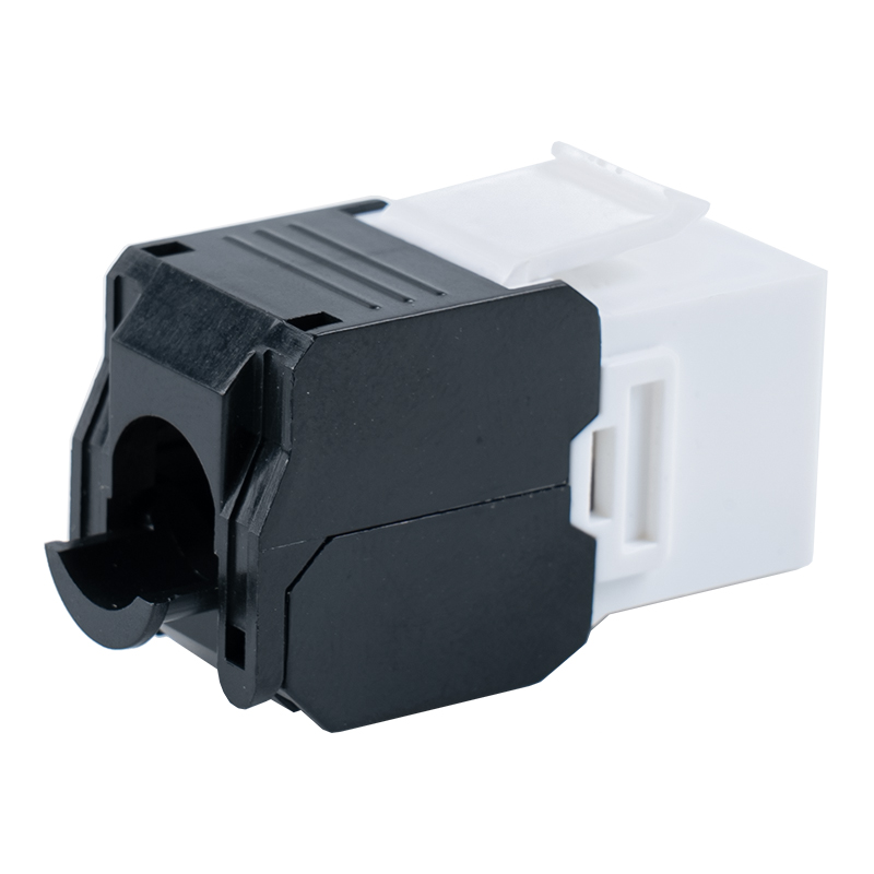 Macaco modular sem ferramentas de 180° sem blindagem Cat6 (tipo flip-open) SM-2336H8C6 Macaco modular sem ferramentas de 180° sem blindagem Cat6 (tipo flip-open) SM-2336H8C6