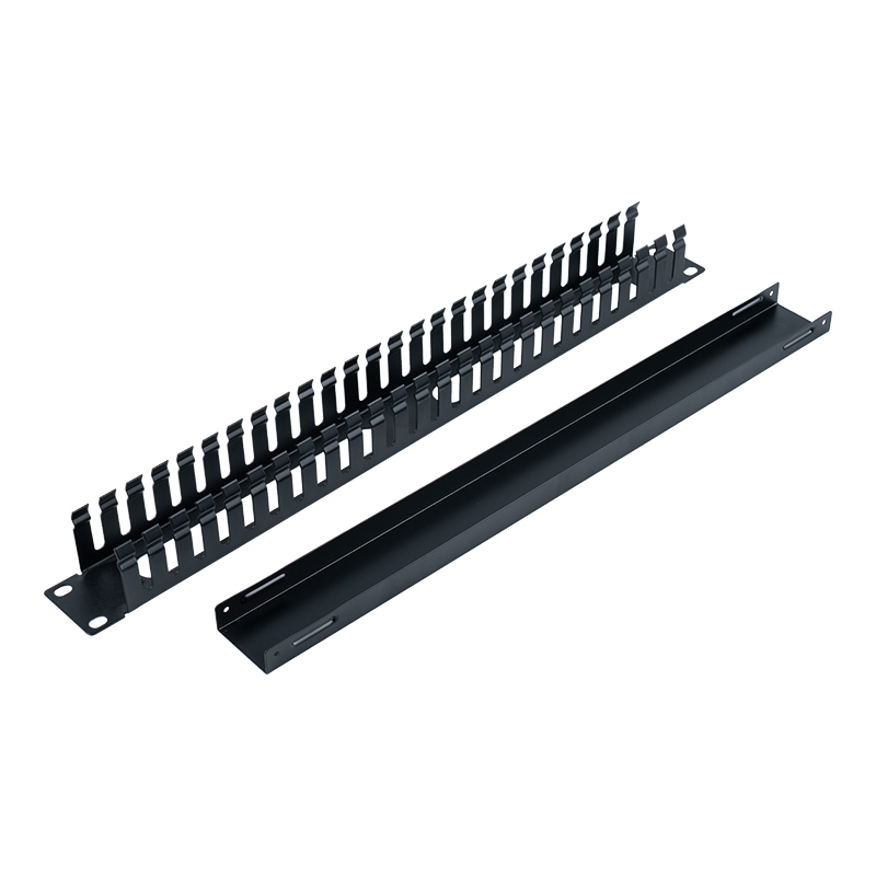 Suporte de gerenciamento de cabo de metal 1U de 19 polegadas (25 portas) SP-3051-1U Suporte de gerenciamento de cabo de metal 1U de 19 polegadas (25 portas) SP-3051-1U