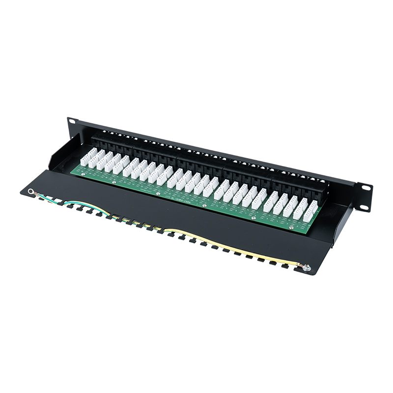 Painel de patch de voz de 50 portas 1U 8P 8C categoria 3 de 19 polegadas (KRONE IDC) SP-3208K50-C3 Painel de patch de voz de 50 portas 1U 8P 8C categoria 3 de 19 polegadas (KRONE IDC) SP-3208K50-C3
