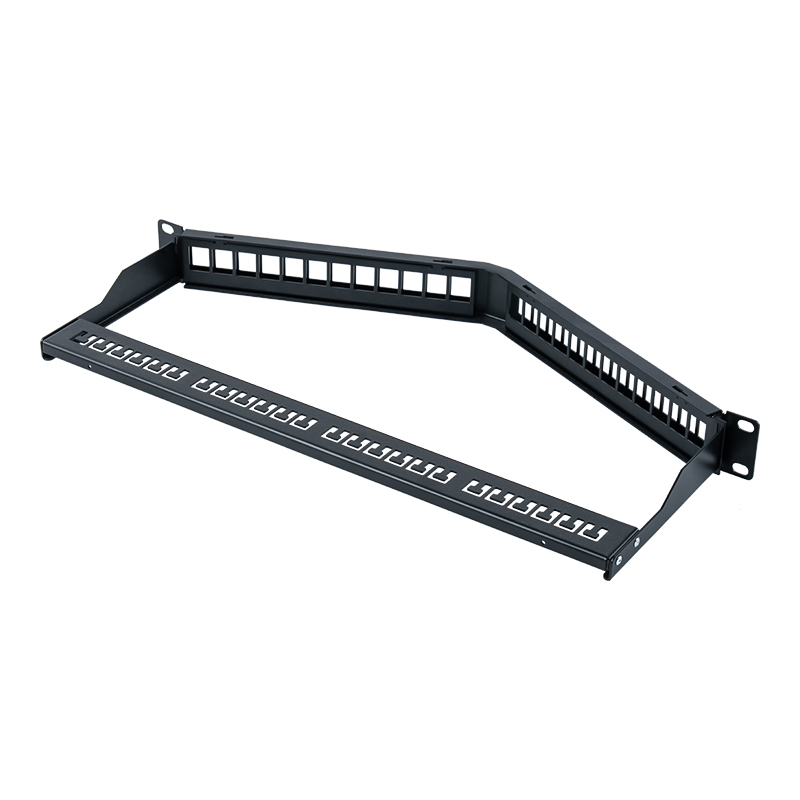 Rack vazio blindado de 24 portas 1U de 19 polegadas (dobrável) SP-3312S-24P Rack vazio blindado de 24 portas 1U de 19 polegadas (dobrável) SP-3312S-24P