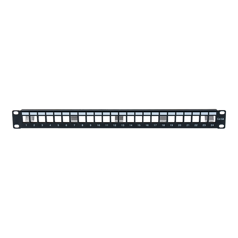 Rack vazio blindado de 24 portas 1U de 19 polegadasSP-3317S-24P Rack vazio blindado de 24 portas 1U de 19 polegadasSP-3317S-24P