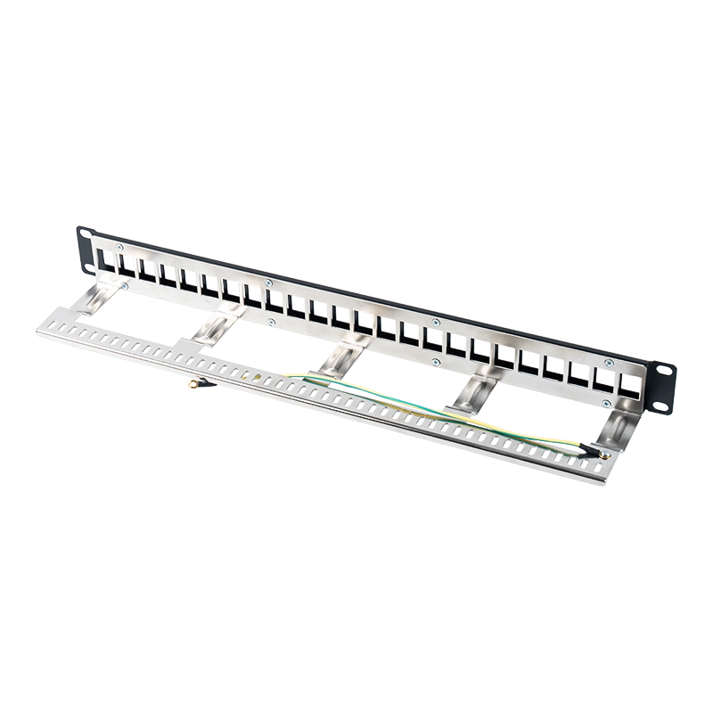 Rack vazio blindado de 24 portas 1U de 19 polegadasSP-3317S-24P Rack vazio blindado de 24 portas 1U de 19 polegadasSP-3317S-24P