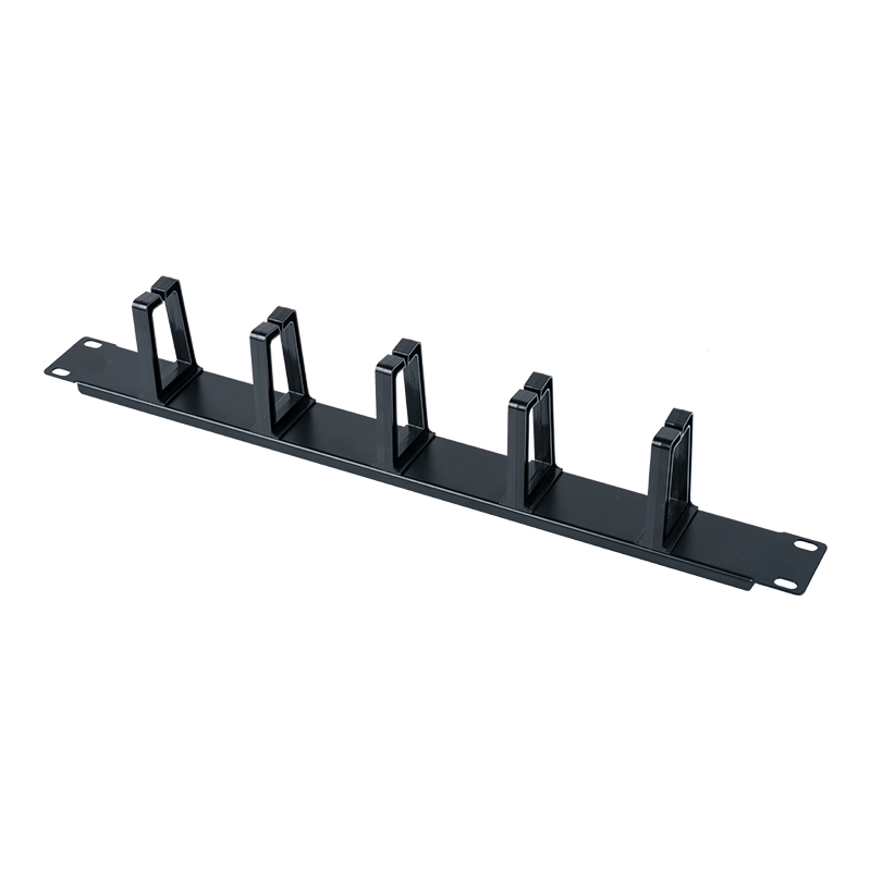 Rack de gerenciamento de cabos 1U de 19 polegadas (5 anéis de plástico) SP-3627B-1U Rack de gerenciamento de cabos 1U de 19 polegadas (5 anéis de plástico) SP-3627B-1U