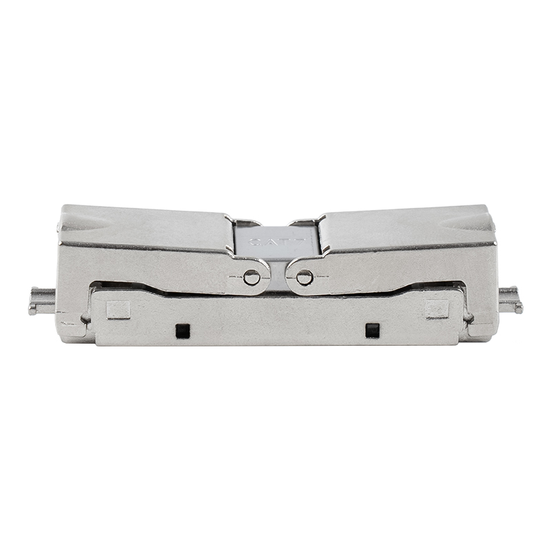 Conector sem ferramentas tipo push-down blindado Cat6A (abertura única) RJ-604S-1-C6A Conector sem ferramentas tipo push-down blindado Cat6A (abertura única) RJ-604S-1-C6A