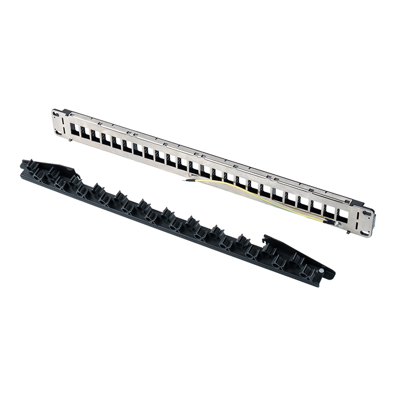 Rack não blindado 1U de 24 portas de 19 polegadas (suporte dobrável) SP-3402-24P Rack não blindado 1U de 24 portas de 19 polegadas (suporte dobrável) SP-3402-24P