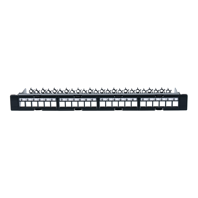 Montagem em rack não blindado 1U de 24 portas de 19 polegadas (janela removível) SP-3404-24P Montagem em rack não blindado 1U de 24 portas de 19 polegadas (janela removível) SP-3404-24P