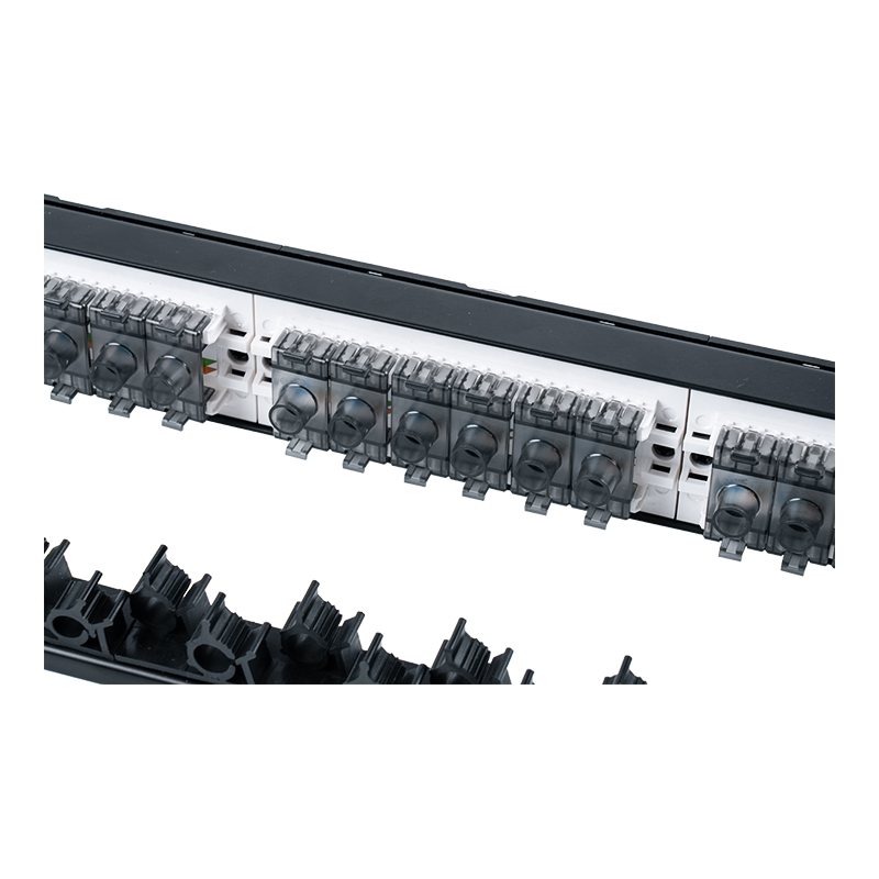 Rack não blindado 1U de 24 portas de 19 polegadas (janela de plástico flip-top) SP-3405-24P Rack não blindado 1U de 24 portas de 19 polegadas (janela de plástico flip-top) SP-3405-24P