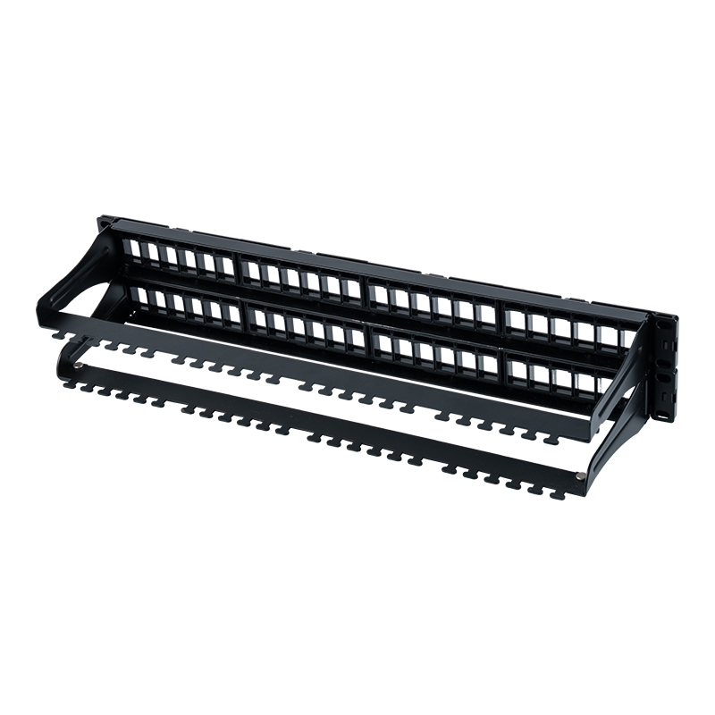 Rack não blindado 1U de 48 portas de 19 polegadas (janela removível) SP-3408-48P Rack não blindado 1U de 48 portas de 19 polegadas (janela removível) SP-3408-48P